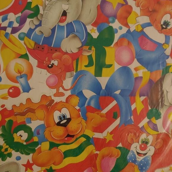 Lot of 6 pkgs Gift Wrap Sheets FLAT NEW Various Designs - Picture 5 of 5